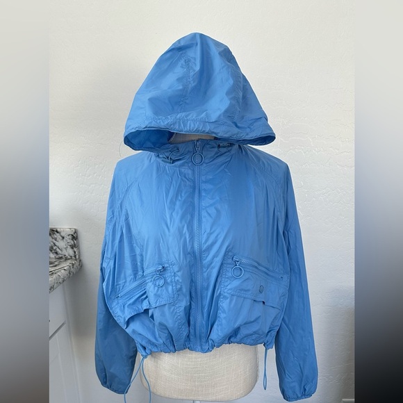 Forever 21 Blue Utility Jacket with Elastic Hem - Picture 5 of 8